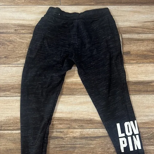 Pink Victoria’s Secret gray jogger sweatpants - Image 4
