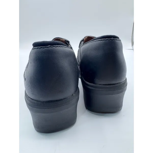 Ariat Steel Toe Leather Safety Work Clogs Slip On Black Women's 7.5B - Image 10