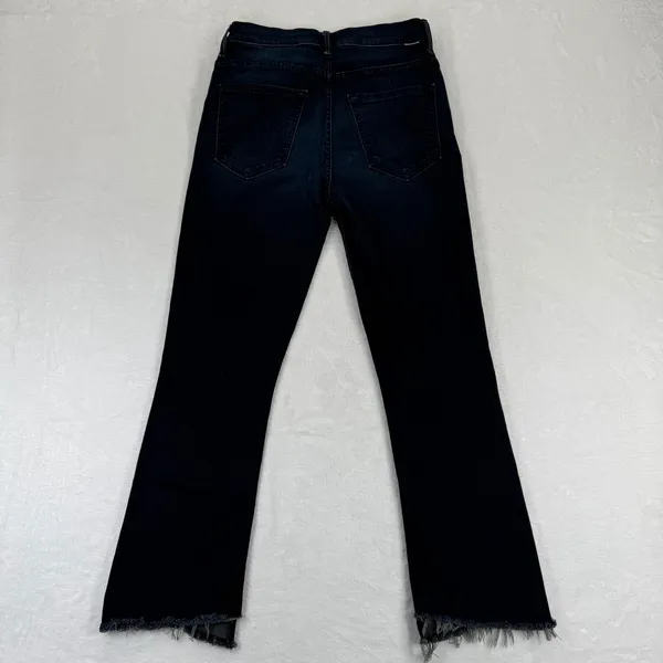 Mother Insider Crop Two Step Fray Jeans Hey Good‎ Lookin Dark Wash Step Hem 26 - Image 14