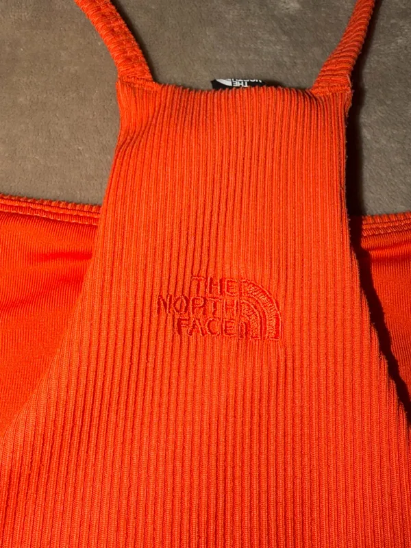 The North Face Ribbed Bright Orange Cami - Image 2