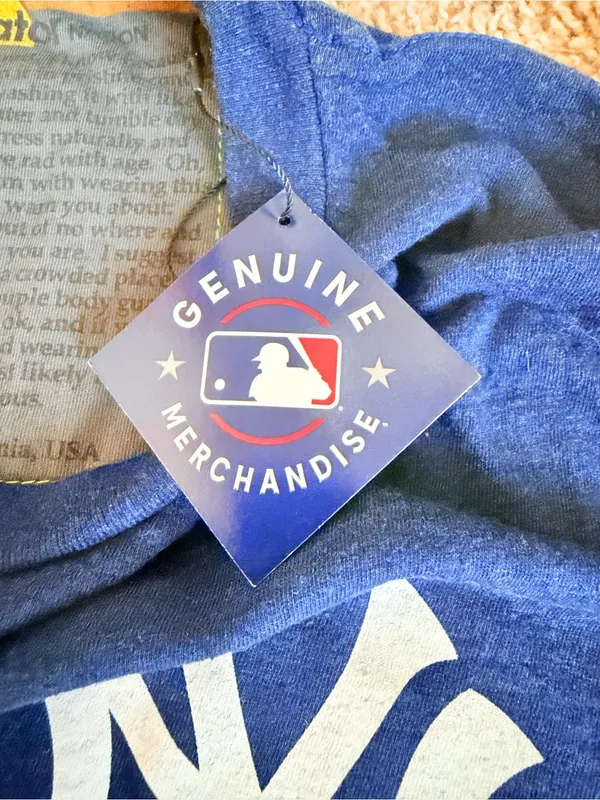 NIB Unisex New York Yankees Aviator Nation x MLB Navy Tri-T-Shirt Size small - Image 12