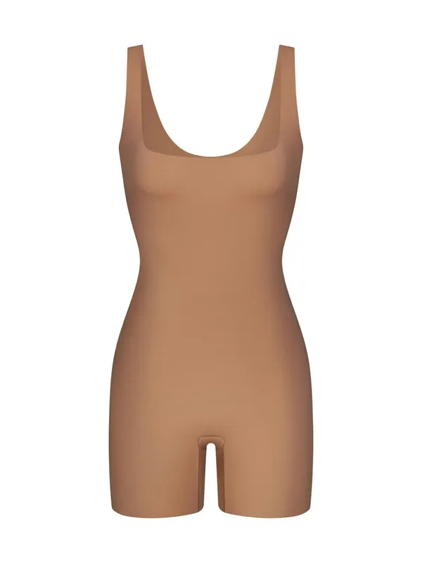 Skims (G15) Body Unlined Plunge Mid Thigh Bodysuit | Color Sienna | Size Small - Image 5