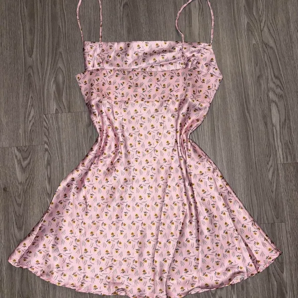 Princess Polly Light Pink Floral Patterned Mini Dress - Image 4