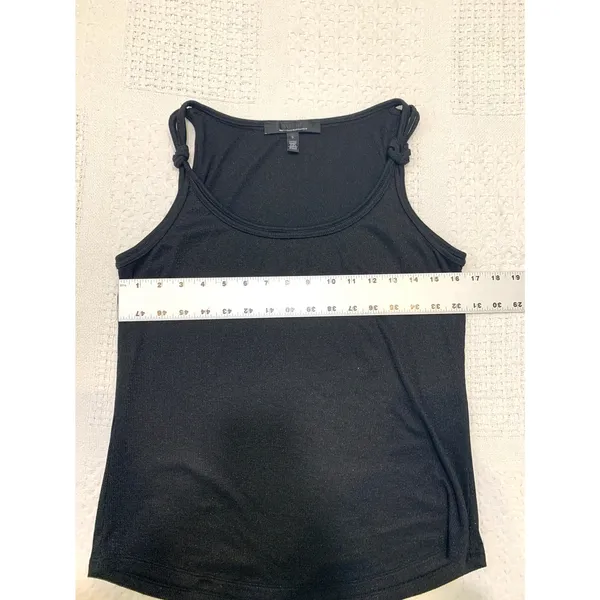 WHBM small ribbed knot strap shimmer tank blouse top TS 3376 - Image 5