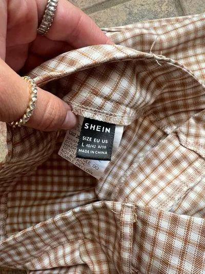 SheIn Plaid Pants - Image 5