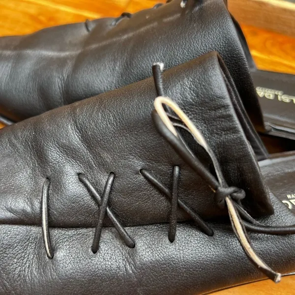 KELSI DAGGER BROOKLYN mule shoes Avenue Mules black leather lace up Pointed - Image 7
