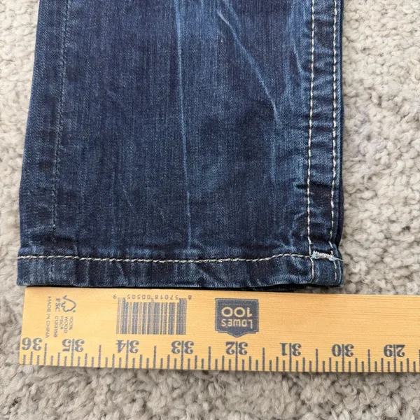 Miss Me Signature Skinny Jeans Dark Wash Embellished JE7213S2L Size 32 - Image 3