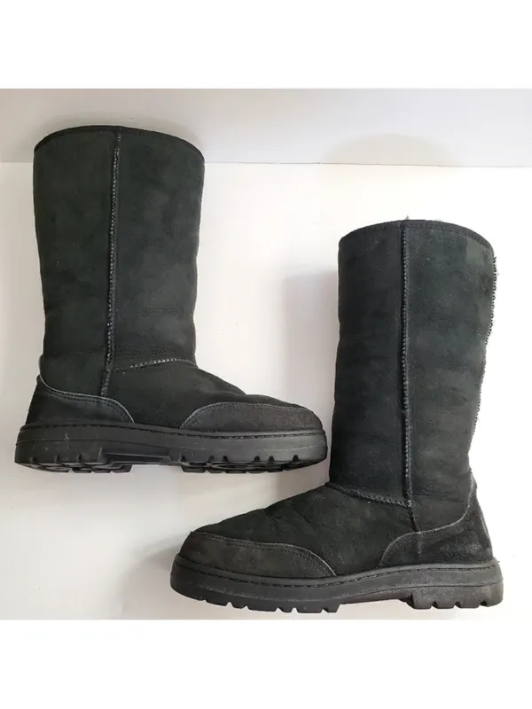 $295 UGG Ultra Tall Revival Tasman Braid Boots, size 9 - Image 10