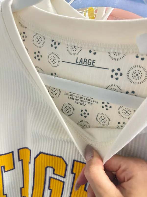 LSU crewneck White Size L - Image 2