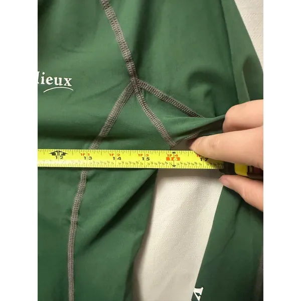 NWT Woman's My LeMieux Base Layer Quarter Zip In Hunger Green Size UK 6 or XS - Image 8