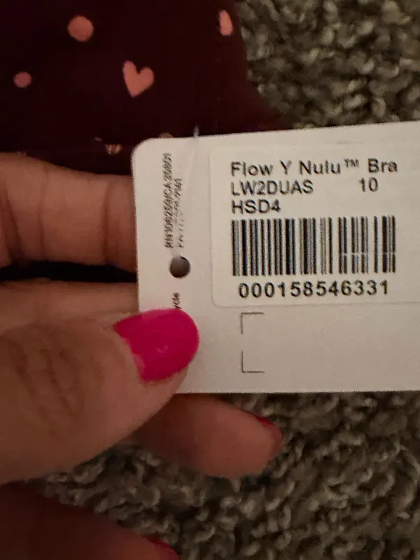 Lululemon Flow Y Heart Bra Light Support sold out color size 10 women's NWT - Image 8