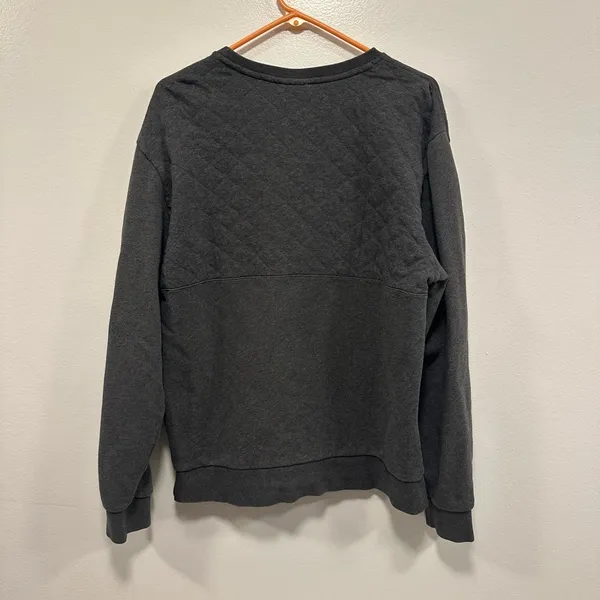 Patagonia women’s Gray Quilted organic cotton Sweater Size medium - Image 4