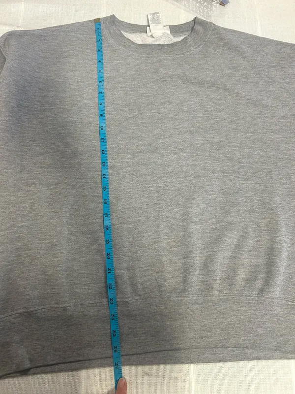 USA Olympic Gray Crewneck Sweatshirt XXL Oversized Fleece Pullover Unisex - Image 10