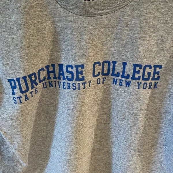 Unisex medium Purchase College T-shirt - Image 2