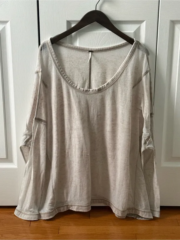 Free People Macchiato Top in Cream - Image 2