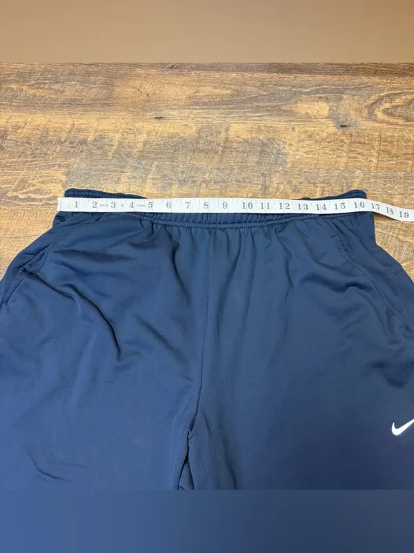 Nike Dri-FIT Running Joggers SweatPants Womens XXL 2XL Blue Zip Ankle 339669-475 - Image 5