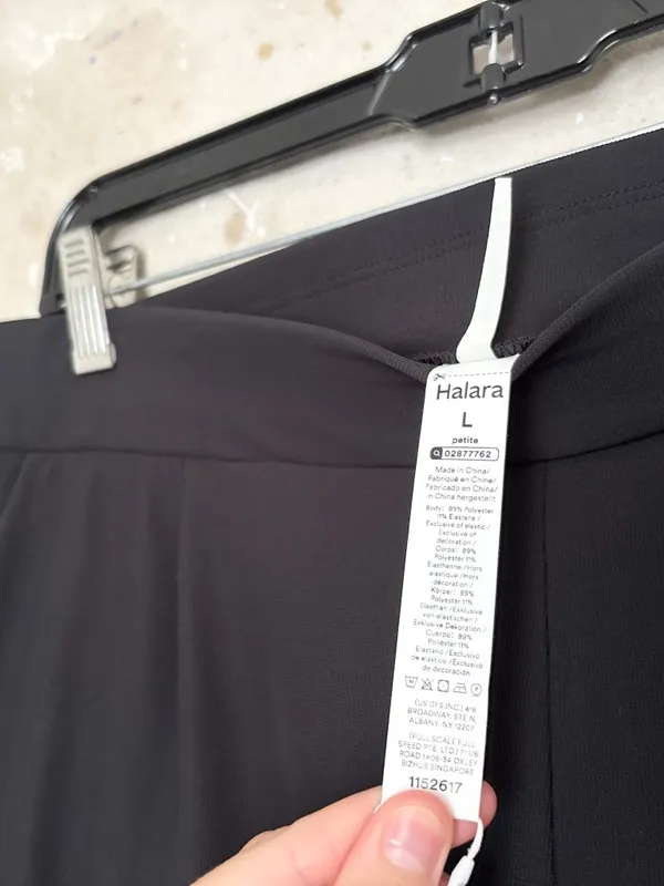 Halara Flex High Waisted Body Sculpt Waist-Slimming Pocket Wide Leg Micro Waffle - Image 4