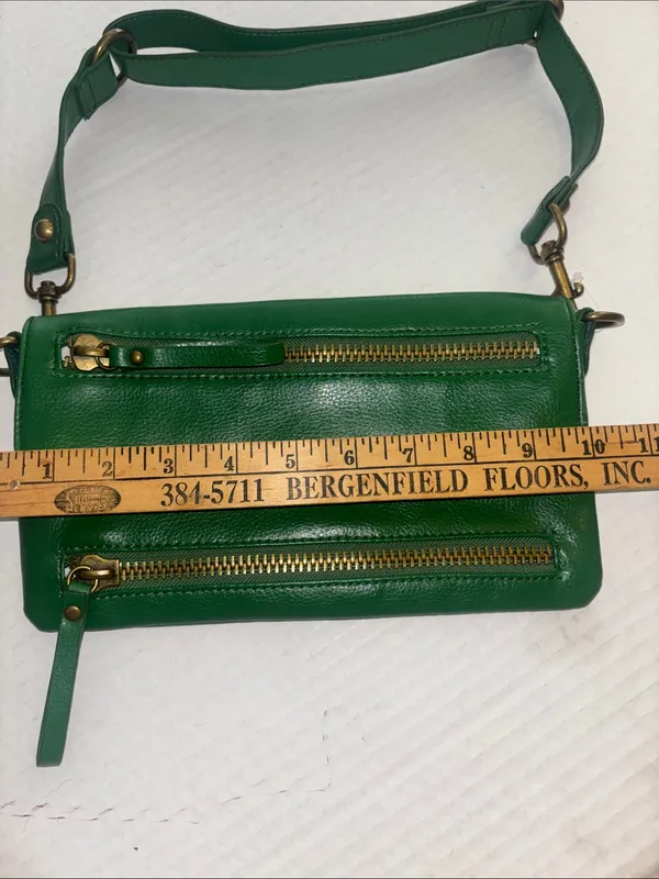 Jaye Hersh Bags | Green Hollywood Intuition By Jaye Hersh Faux Leather Shoulder - Image 9