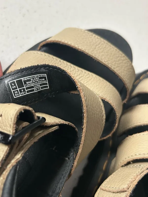 Dr. Martens Blaire Platform Shoe Gladiator Leather Sandals Women’s 8 - Image 8