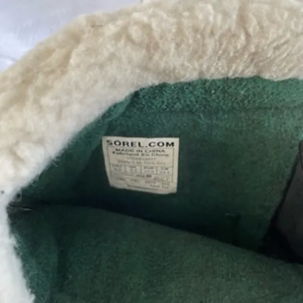 Sorel Waterproof Caribou Fur Boots Size 6.5 - Image 4