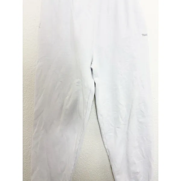Aritzia TNA Cozy Fleece Mega Sweatpants Size Small White Jogger - Image 9
