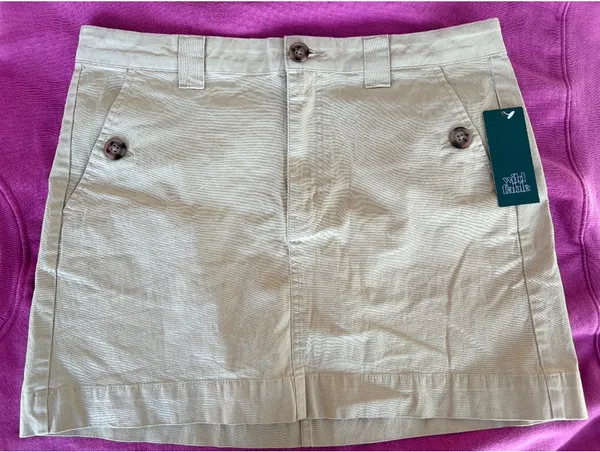 Wild Fable | Khaki Cotton Mini Skirt | Size 10 — NWT 🏷️ - Image 6