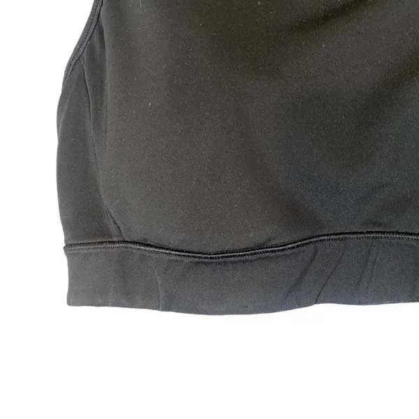 Adidas Black Side Cut Out Racerback Mesh Athletic Gym Sports Bra Women Sz M - Image 3