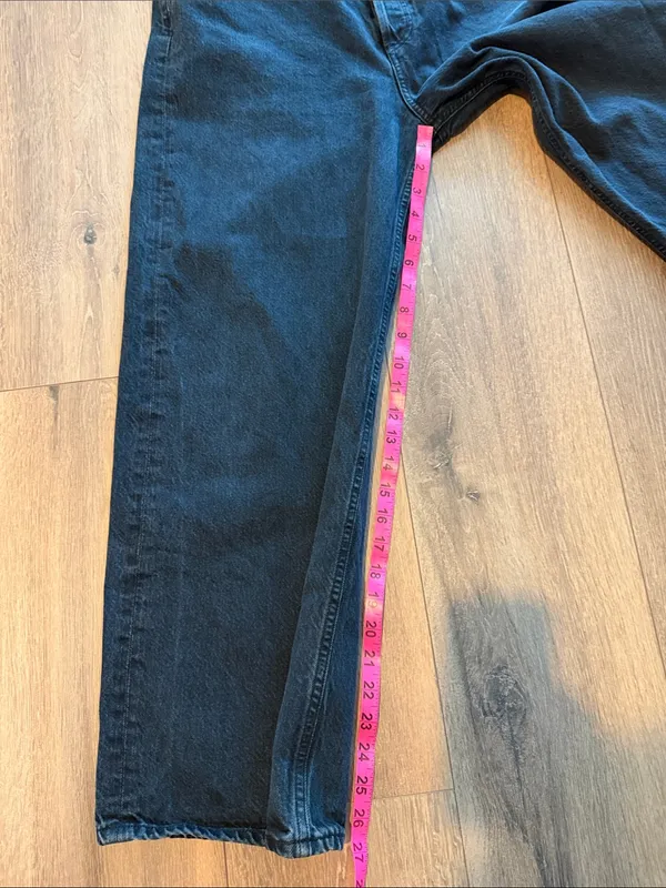 AGOLDE Ren High Rise Wide Leg Jeans- size 31 - Image 9