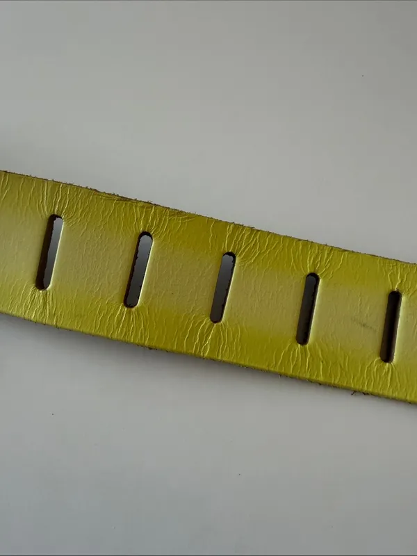 We The Free buff leather Jona belt, yellow, size S/M - Image 12