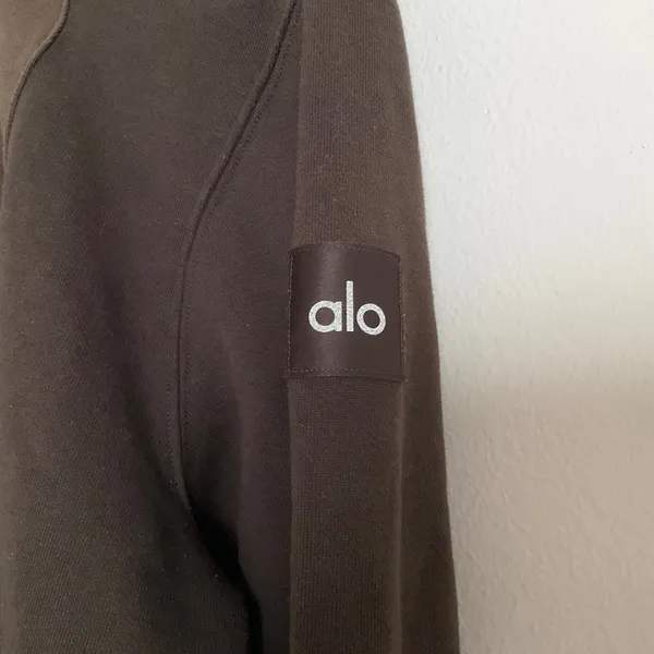 Alo Yoga Make Waves Hoodie Expresso Tonal XXS - Image 3