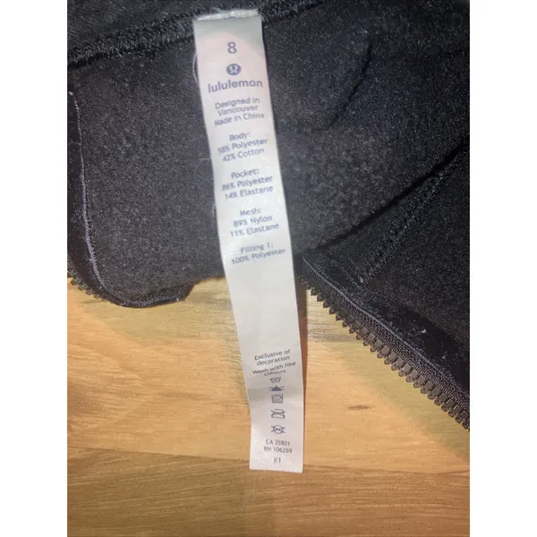 Lululemon Light as Warmth Crew ‎ 8 Dark Gray Casual Pullover Sweatshirt Workout - Image 7