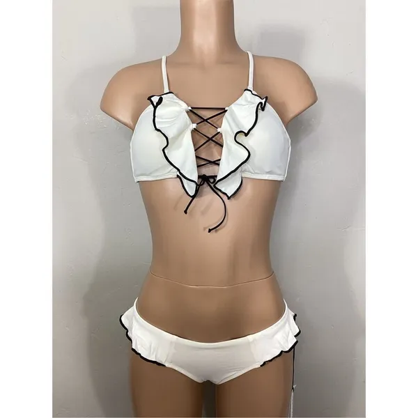 New. Robin Piccone ivory bikini. XXS/XS. Retails $189 - Image 2