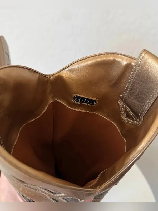 DIBA bronze butterfly cowgirl boots - Image 7