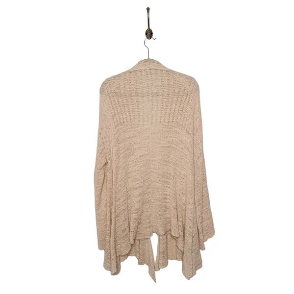 Free People Cotton Cream Long Oversized Cardigan Sz Xs - Image 2
