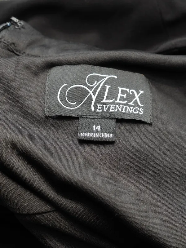 Alex Evenings  - Embellished Neck‎ Gown - Image 4
