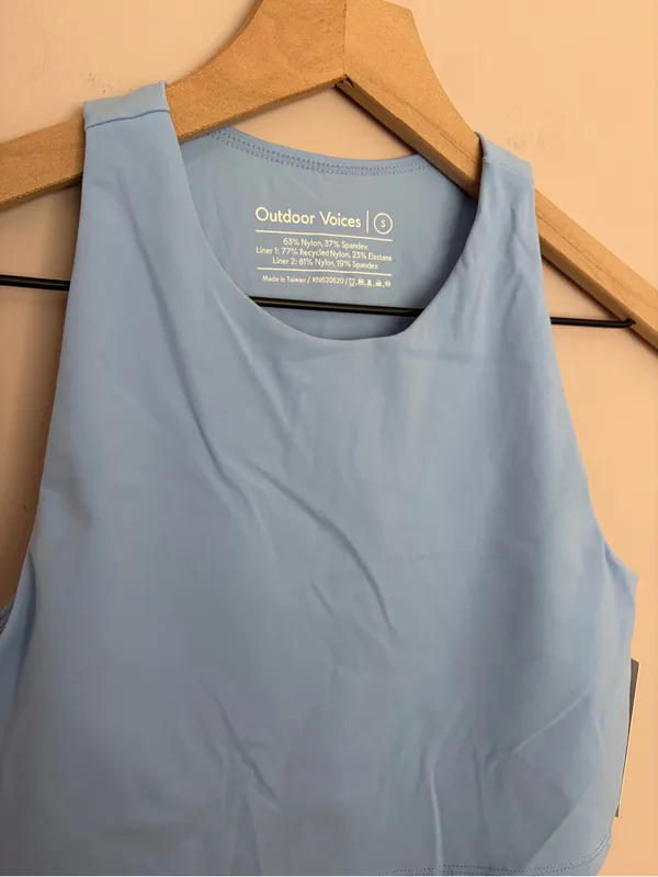 NWT Outdoor Voices 2-in-1 Superform Crop Top Small - Image 3