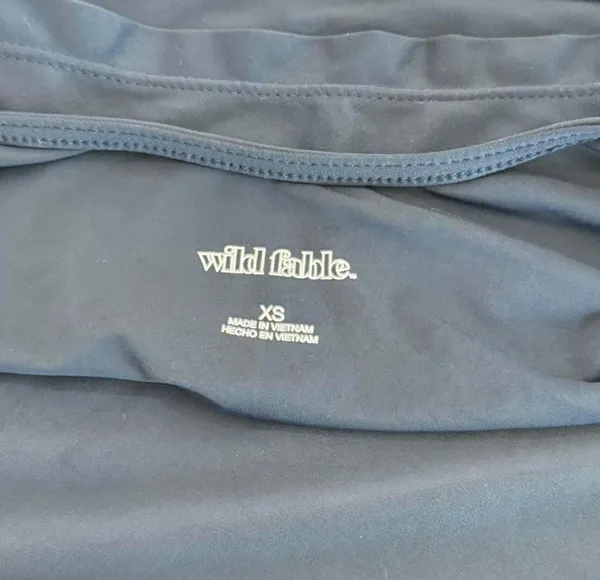 Wild Fable Navy open back crop top - Image 2