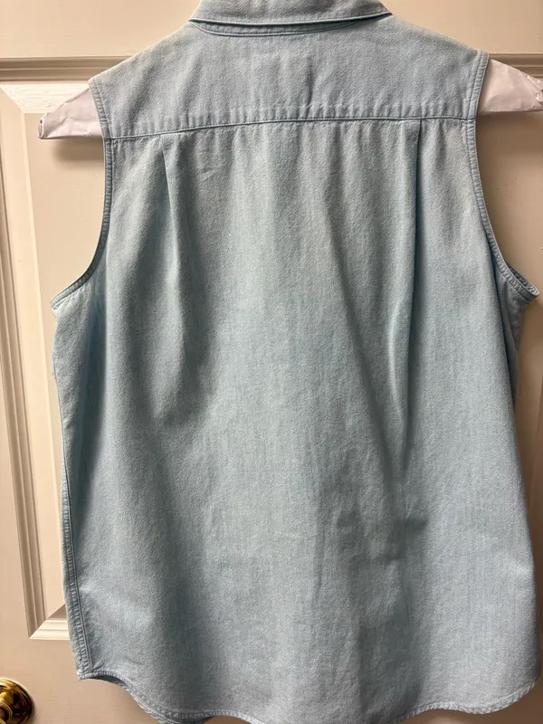 Sleeveless 4th of July denim top - Image 3