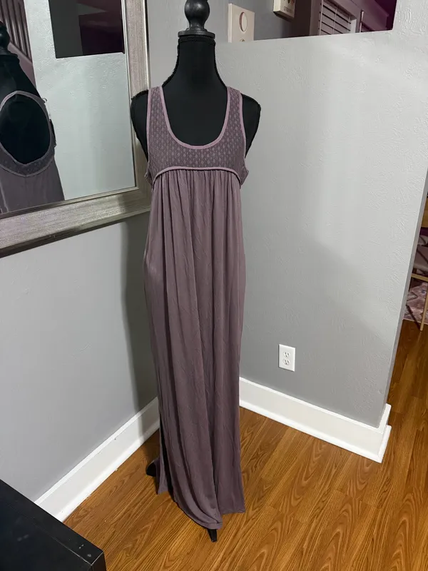 NWT Kori America Purple Lined Dress Size Small - Image 3
