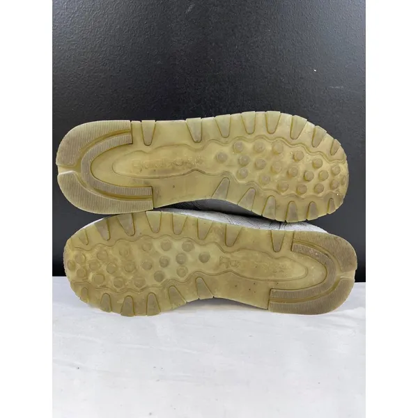 Reebok Womens Blue Leather Casual Sneakers Size 10 SKU 6554 - Image 3