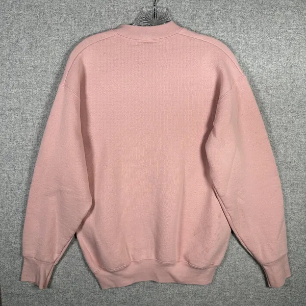 Vintage Grandma Sweatshirt Fruit of the Loom Medium Pink Teddy Bear Long‎ Sleeve - Image 15