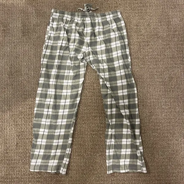 Just Love Green and White Plaid PJ Pants - Image 3