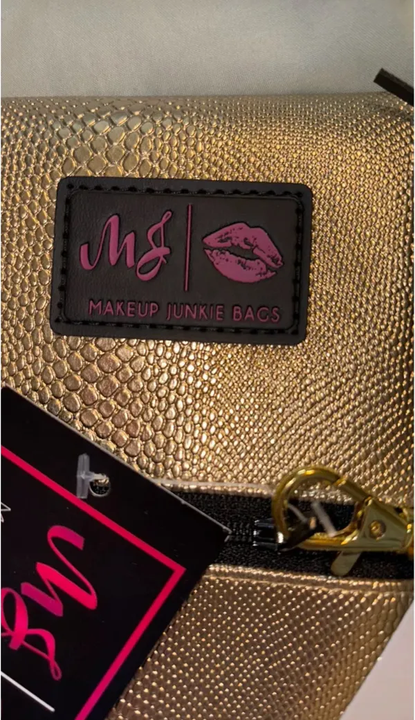 Makeup bag Gold - Image 3