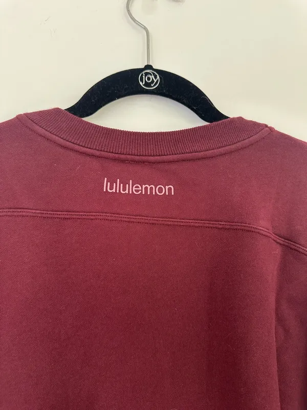 Lululemon Perfectly Oversized Crew Garnet 6 - Image 3