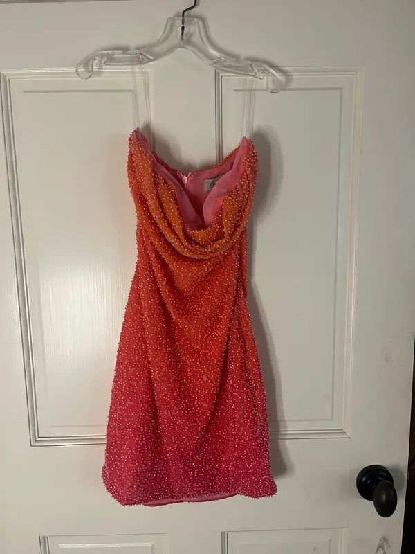 Oh Polly Mini Strapless Dress - Image 2