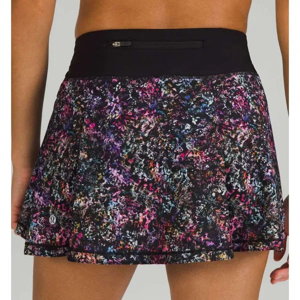 Lululemon Pace Rival Mid-Rise Skirt Floral Spray Multi Size 2 EUC W8A95R - Image 2