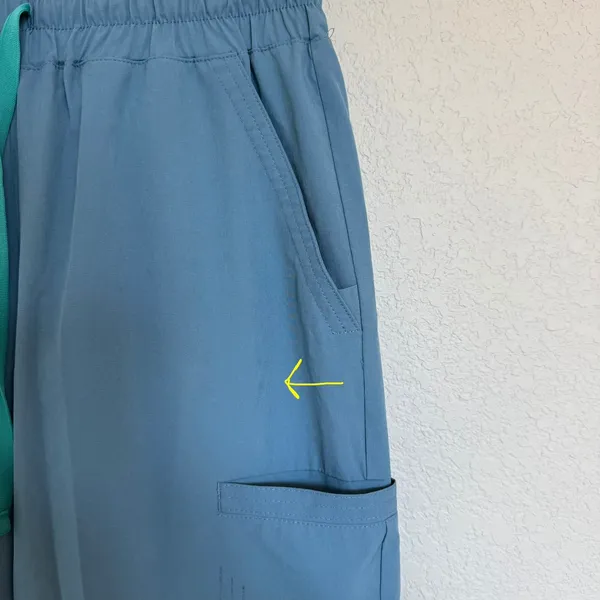 Figs Technical Collection Women XS/P Blue Scrub Jogger Pants Uniform Healthcare - Image 3