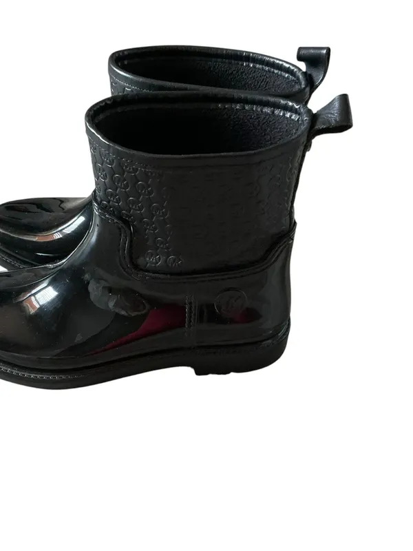 Michael Kors women’s Blakeley logo embossed ankle rain boots black size 8 - Image 3