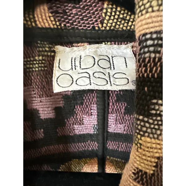 Vintage Urban Oasis Westernwear Cropped Blanket Jacket Size Small - Image 5