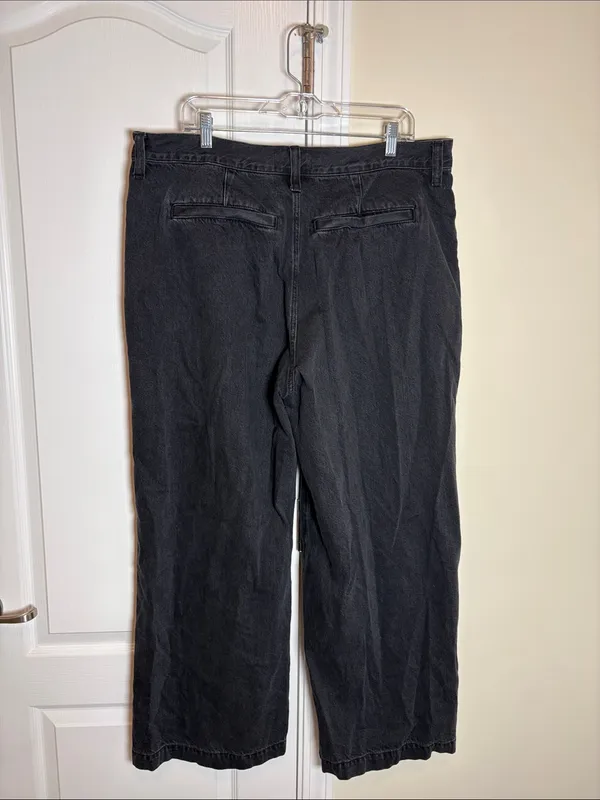 Madewell The Harlow Wide Leg Jean (Airy Denim Edition) Hollenbeck Wash SZ 28 EUC - Image 7